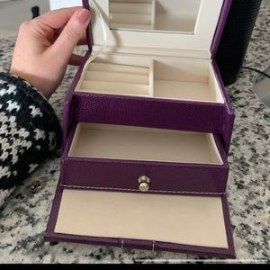 Purple jewelry box